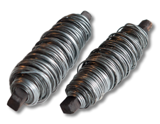 Viela ant pagaliukų. Viela- atkaitinta/ cinkuota. Ø nuo 1,0mm iki 1,2mm. Svoris iki 200g